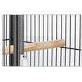 thumbnail image 7 of 25-Inch Portable Elegant and Durable Travel Veterinary Parrot Bird Carrier Play Stand Perch Cage Feeding Bowl Stand with Handle and Accessories, 7 of 7