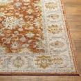 thumbnail image 5 of Mark&Day Area Rugs, 5x7 Louroukina Traditional Burnt Orange Area Rug, Orange Ivory Blue Carpet for Living Room, Bedroom or Kitchen (5'3" x 7'), 5 of 6