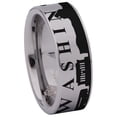 thumbnail image 3 of Washington DC Skyline Tungsten Carbide Ring, 3 of 9