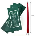 thumbnail image 2 of Patrician Hand Dipped Taper Candles 12 Pack Red, Dripless and Smokeless, 2 of 5