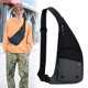 thumbnail image 5 of Bolso bandolera de hombre gris oscuro con una sola correa, 5 of 5