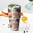 thumbnail image 3 of 30oz Fall Hedgehog Pumpkin Tumblers Stainless Steel Tumbler with Lid and Straw,Vacuum Insulated Double Wall Travel Tumbler Cups Mug with Cleaning Brush for Coffee,Tea, 3 of 7