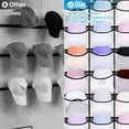 thumbnail image 4 of Hat Rack Hat Organizer For Baseball Caps 24 Mesh Pockets Over The Door Hat Rack Ball Cap Organizer With Over Door Hooks Hanging Cap Holder Organizer Hanger For Hats Storage,Grey, 4 of 7