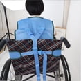 thumbnail image 3 of Gilets de Fauteuil Roulant Harnais de Retenue vers l'Avant Ceinture de Sécurité Réglable pour Fauteuils Roulants Gilet de Fauteuil Roulant Respirant Protection des Personnes Âgées Soins Gilet S, 3 of 7