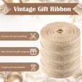 thumbnail image 6 of VEGCOO 4-Roll Jute Ribbon Set - 2cm x 10M Natural Burlap for Gift Wrapping, Wedding & Christmas Decor, 6 of 7