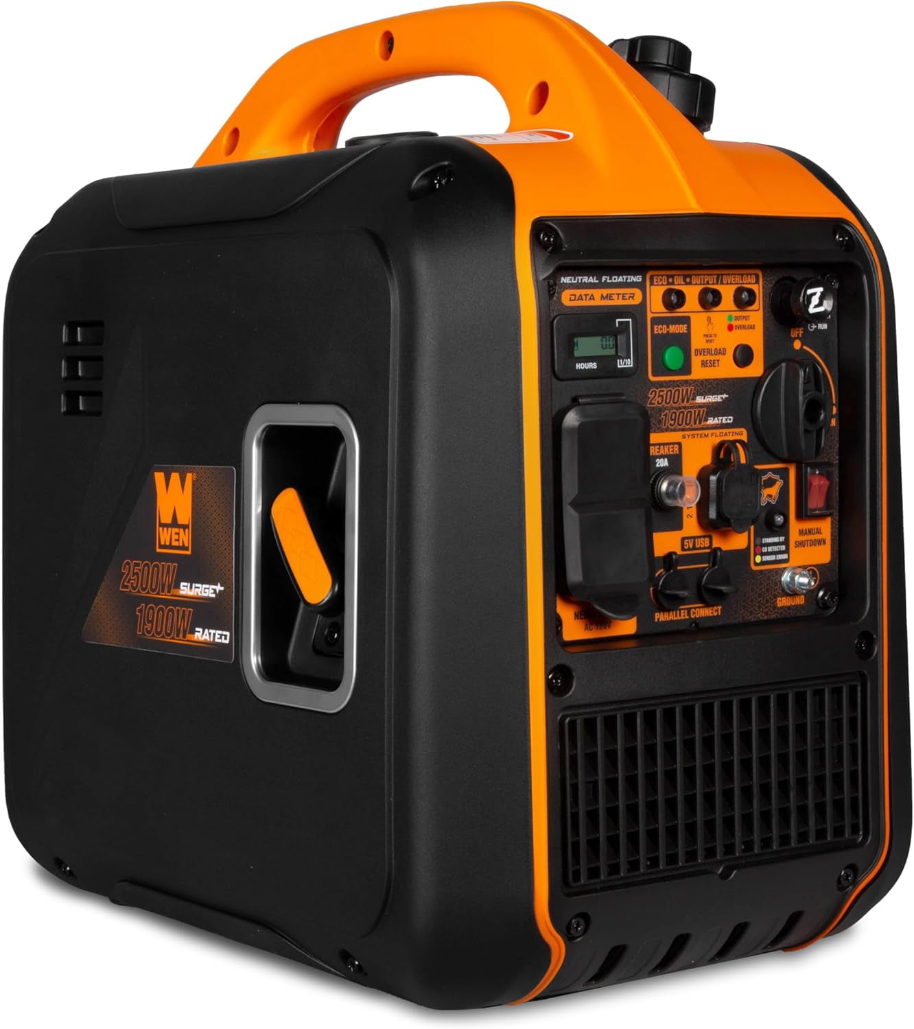 WEN 2500-Watt Inverter Generator, Quiet, Portable, and Lightweight with Fuel Shut Off and CO Watchdog (56250iX)