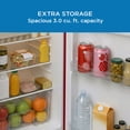thumbnail image 6 of Avanti Retro Series Compact Refrigerator, Mini-Fridge, 3.0 cu. ft., in Red (RMRS31X5R-IS), 6 of 19