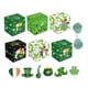 thumbnail image 1 of Caja de regalo para el Día de San Patricio, 12 Uds., cajas de cartón, caja de regalos pequeña con ventana transparente para dulces, pasteles,, 1 of 7