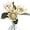 Champagne, variant on Artificial Flowers Fake Protea Cynaroides:Faux Protea Flower Arrangements,Silk Flowers for Home Decor Indoor Wedding Table Centerpieces,3pcs (Rose red)