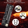 thumbnail image 4 of fastboy PCI-E LED Video Card Expansion Graphics Cards Extender Portable Detachable Adapter with Fixing Buckle for Mining No.01 1Set, 4 of 6