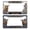Multicolor, variant on 2PCS Highland Cow Commemorative License Plate Frame – Rustic Scotland Animal & Flower Car Tag for Cars & Trucks