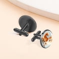 thumbnail image 6 of Dog Sophisticated Stainless Steel Cufflink Set for Men - Versatile Styling for Formal Attire - for Office Meetings and Special Occasions, 6 of 6