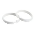thumbnail image 3 of Mainstays White Plastic Durable O-Shaped Shower Curtain Rings, 12 Count, 3 of 8