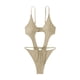 thumbnail image 1 of Traje de baño de una pieza cómodo para mujer Bikini de color sólido para mujer Traje de baño de playa con cordones OAVQHLG3B Store  lin121212, 1 of 4