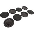 thumbnail image 1 of Shiyou-Tasses de Roulettes pour Meubles, Fond de Tapis, Protège-Sol, 3 Pouces, Acier, 76 mm, 8 Pcs, 1 of 4