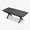 Black, variant on 83" Expandable Outdoor Dining Table for 6-8 Person, Aluminum Sturdy Frame with Umbrella Hole, Limed Oak