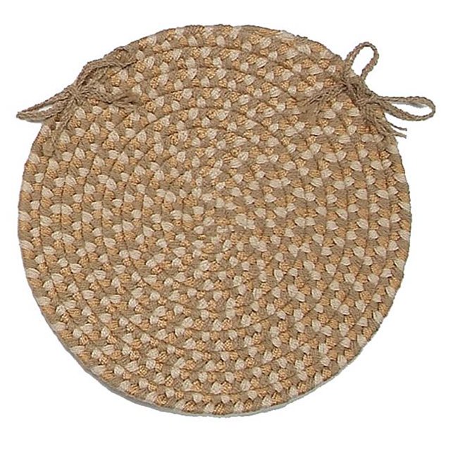 Colonial Mills BF82R084X084 7 ft. Brook Farm Round Area Rug, Tea Stained