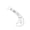 White, variant on Acrylic Tailors Curved Ruler Sewing Ruler For Armhole Neckline Drafting French Curved Pattern Measuring Tool for Beginner