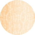 thumbnail image 1 of Ahgly Company Indoor Round Solid Orange Modern Area Rugs, 8' Round, 1 of 1