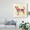 thumbnail image 3 of Trademark Fine Art 'Flower Power Pup IV' Canvas Art by Grace Popp, 3 of 4