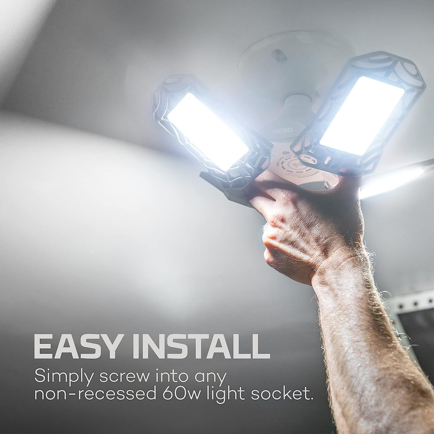 NEBO High Bright 9000 lumen LED Garage Light