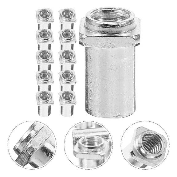Greenadscape 20Pcs Drum Spare Swivel Nut for Musicians Lug Nuts Set M5 Inner Diameter 5Mm
