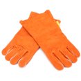 thumbnail image 3 of Guantes de soldadura, par de guantes de soldadura de 35 cm, guantes de seguridad para soldar, guantes reutilizables, resistentes y resistentes, 3 of 8