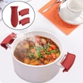 thumbnail image 4 of Las Mejores para 2xSilicone Pot Holder Sleeve Pot Sartén Handle Kitchen Red Están en ✓ Compara Precios Y Características de Productos Nuevos Y , 2 piezas, 4 of 10