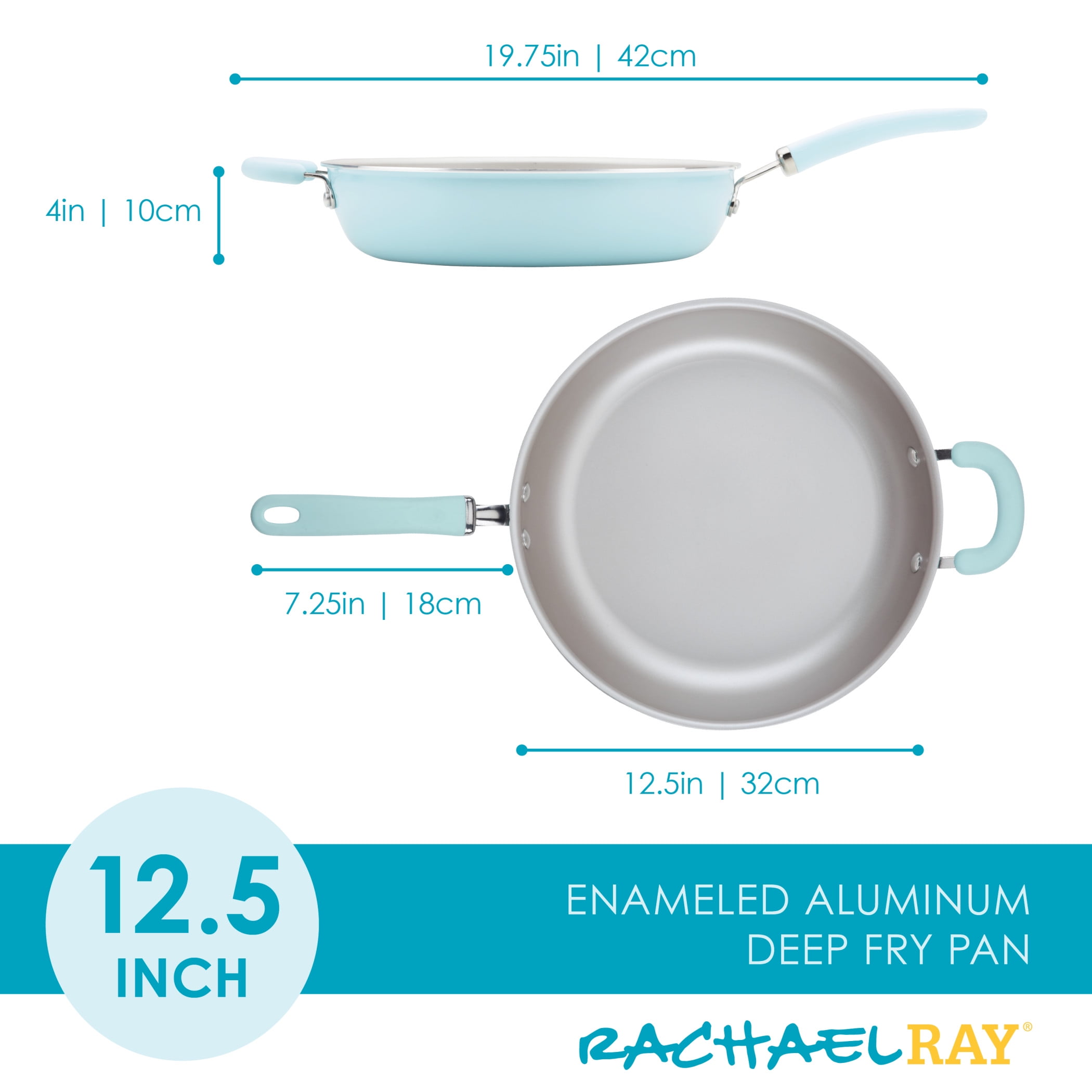 Rachael Ray Create Delicious 12 .5 in. Aluminum Nonstick Deep