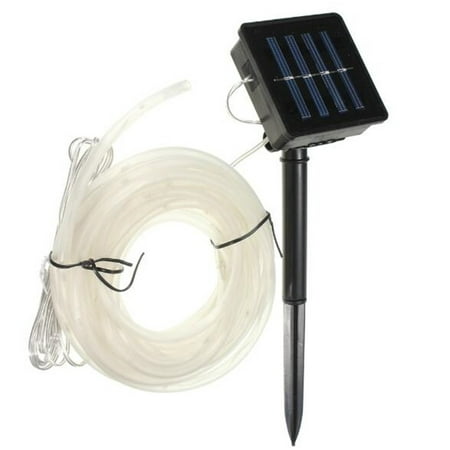 Solar Stripe - Lingstrar 10M 50 LEDs Solar Rope Tube Led String Strip Fairy Light Outdoor Garden Xmas Party Decor Red