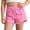 Pink, variant on Fozruso Girls Casual Summer Denim Shorts With Distressed Details Loose Fit Elastic Waist Comfortable Playwear Girl's Jean Shorts(Black)