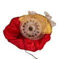 thumbnail image 7 of Kurt Adler 18-inch Red and Gold Multi-colored LED Fiber-Optic Angel Treetop, 7 of 7