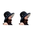 thumbnail image 3 of Qarigey Sombrero para el sol Sombreros de pescador plegables de verano Gorra ancha de malla Protector solar Moda transpirable para sombreros de Type1 NO1, 3 of 6