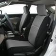 thumbnail image 5 of FH Group Trendy Elegence Airbag Compatible and Split Bench 7 Seaters Car Van Seat Covers, Full Set, Gray and Black, 5 of 5