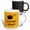 Multicolor, variant on 3drose, Simmer Down Kitchen Decor, 11oz Two-tone Yellow Mug