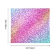 thumbnail image 5 of Daiia Fun Rainbow Pink Pattern Tapestry 60x51 Inches Wall Hanging Tapestry Artistic Wall Hanging Bedroom Wall Decor Living Room Tapestry Dorm Room Decor, 5 of 9
