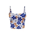 thumbnail image 4 of LVHAOGJOB Camisole pour Femmes avec Soutien-Gorge Intégré Été Col Rond Imprimé pour Femmes Chandail, 4 of 5