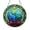 Acrylic 3.5 Inch, variant on Earth Laurel Stars Globe Stained Glass Suncatcher, Window Gift for Environmentalist
