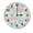 FFclock021, variant on ZXCXRQFa Red Strawberry Summer Wall Clock Battery Operated Non Ticking Silent Analog Rustic Farmhouse Round Clock Wood Decor for Home Kitchen Living Room Bathroom