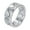 Silver, variant on Women Men's Separable Cubic Zirconia Couple Ring Stainless Steel Personalized Mountain Sea Ring Band Jewelry Silver Gold Size 7