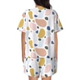 thumbnail image 6 of Sigee Geometric Spots for Sleepwear Casual Pjs with Pockets Women's Pajamas Sets Shorts 2 Piece Short Sleeve Lounge Sets, 6 of 9