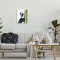 thumbnail image 2 of Stupell Industries Panda Bear Peering Around Bamboo Smiling Animal Painting Unframed Art Print Wall Art, Design by George Dyachenko, 2 of 6