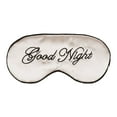 thumbnail image 1 of Antifaz de seda para dormir, bordado, gran antifaz, antifaz nocturno para hombres, mujeres y niños (beige), 1 of 5