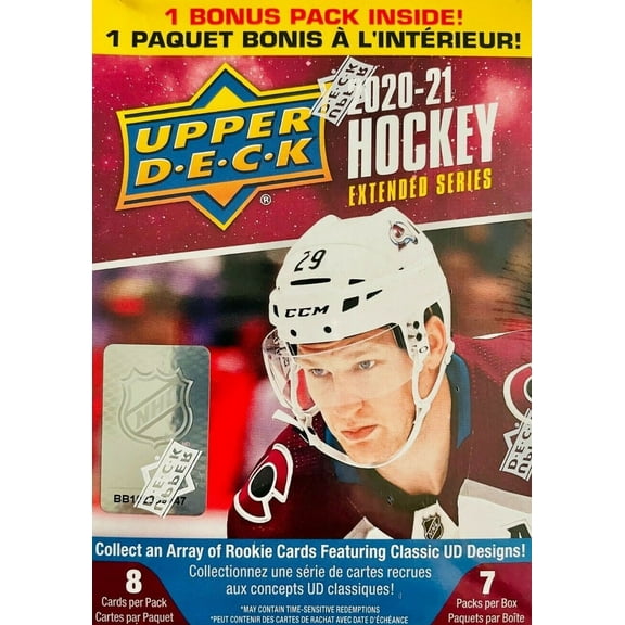 2020-21 Upper Deck Extended Series Hockey Blaster Box