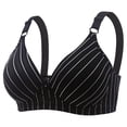 thumbnail image 2 of Naughtyhood Woman's Underwear Fashion Plus SizeBra Deep V Underwire Wire Free Comfortable Push Up Bra Classic Everyday Easy-On Back Buckle Bra, 2 of 3