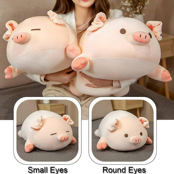 Peluche De Cerdo De 26 Cm | Almohada Suave De Peluche Con Relleno De Algodón PP, Regalo De Cumpleaños Y San Valentín Para Niños Y Adultos