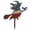 A, variant on Tepsmf Halloween Themed Metal Courtyard Porch Decoration Ornament 11.8 IN Iron Garden Stake for Outdoor Yard Spooky Decor