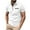 White, variant on Fnooota Mens Polo Shirts 2025, Collared Casual Holiday Summer Short Sleeve Shirts Navy Size 3XL