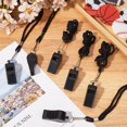 thumbnail image 4 of 1set 24 PCs Plastic Sport Whistles Loud Crisp Sound Whistle Professional Referee Sports Race Emergency PE Class Basketball with Lanyard for Teacher Coach Polices Officials Lifeguard 17.5x50.5mm, 4 of 6