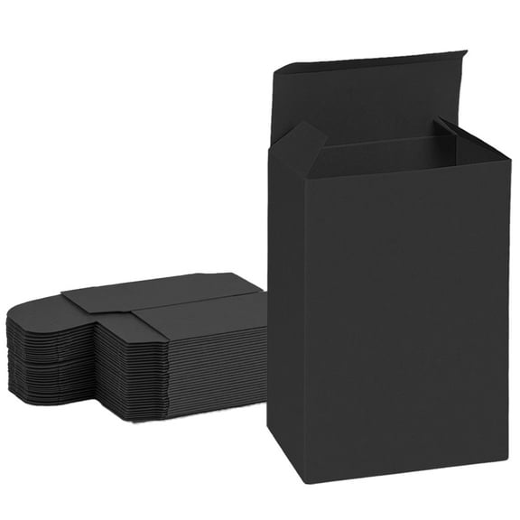 UCANPACK Black Cardboard Gift Boxes 5¼ x 2¼ x 5¼ - 500 Pack cardboard boxes with lids Black, 5¼x2¼x5¼ Shipping Boxes - Custom Made in USA